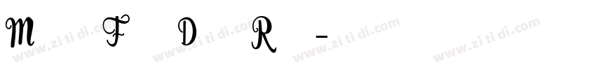 Matao Free Demo Regu字体转换